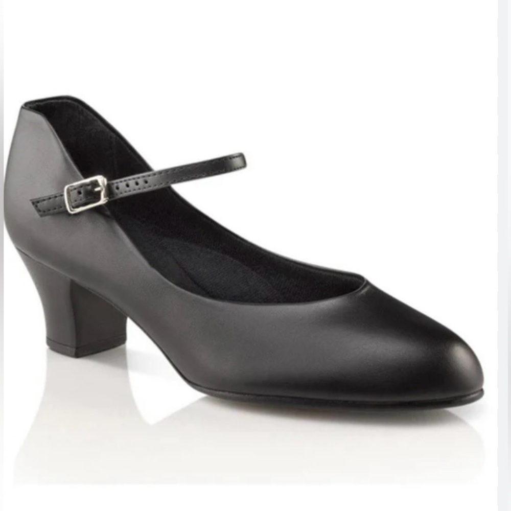 NEW Capezio Black Jr. Footlight Character Dance Shoes Child & Adult Sizes